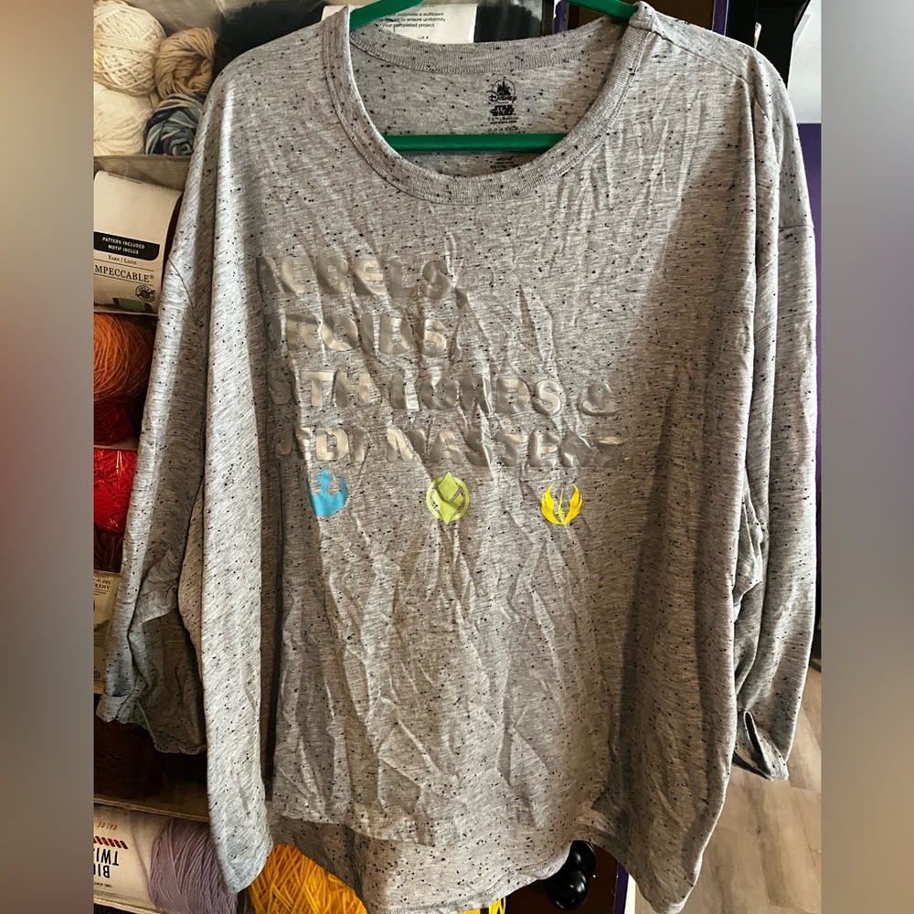 Star Wars Disney Parks 3/4 sleeve shirt